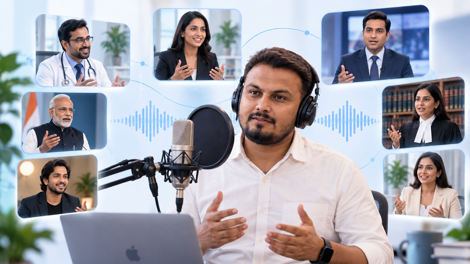 Professional studio microphone for voice training